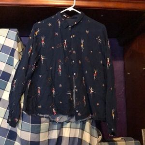 Button down Zara blouse